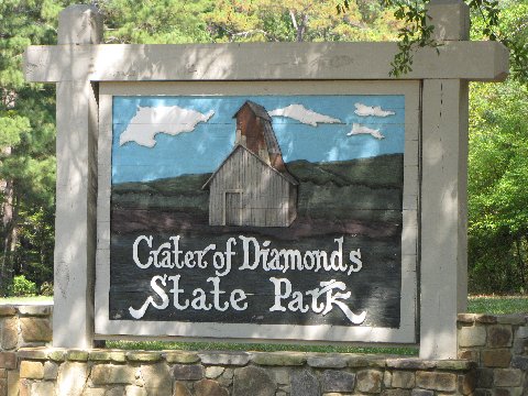 How do you get directions to the Crater of Diamonds State Park in Arkansas?
