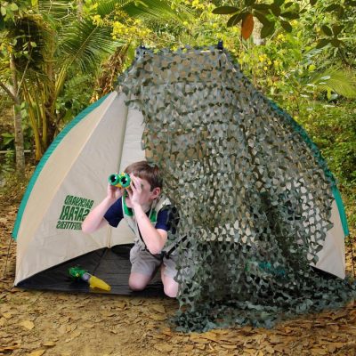 tent and camo net