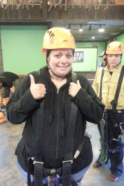 Ziplining in Smokey Mountains