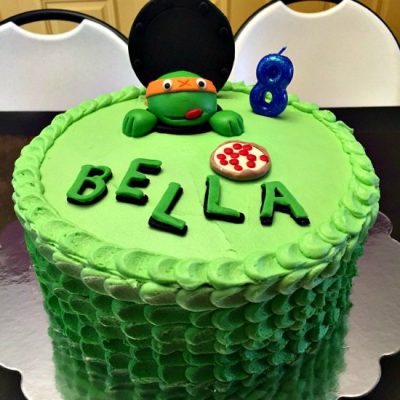 Ninja Turtle Birthday cake
