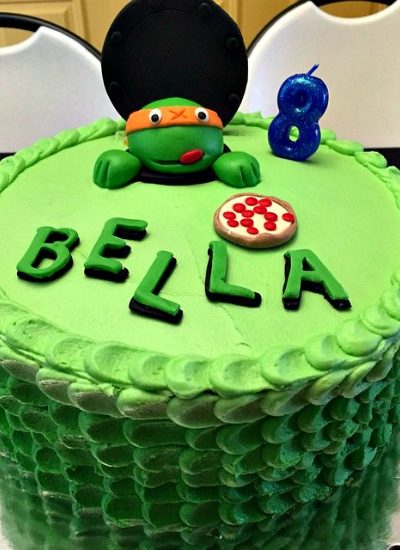 Ninja Turtle Birthday cake