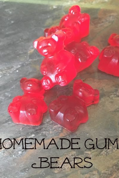 homemade gummy bears