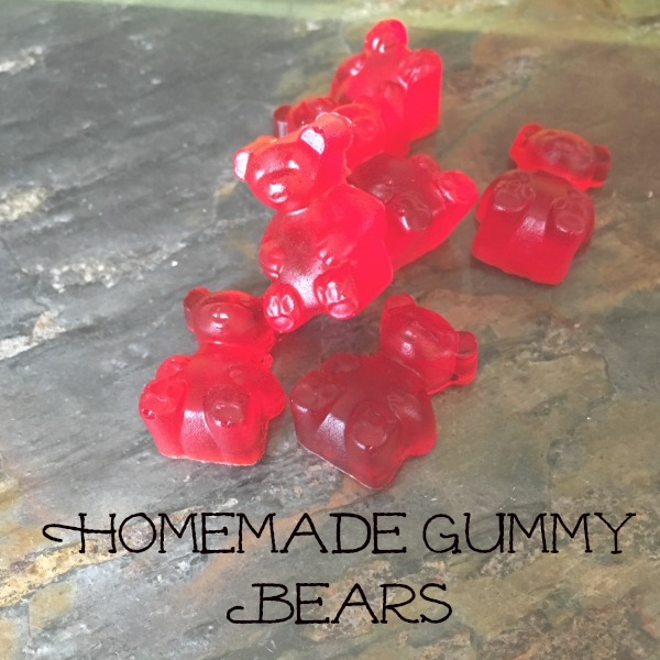 homemade gummy bears