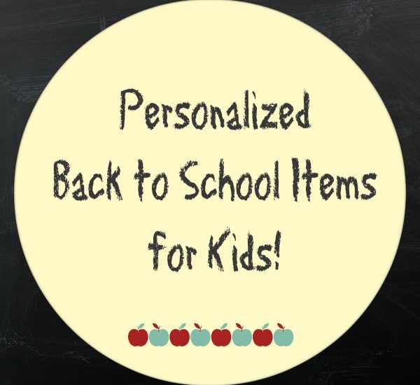 personalized back to school