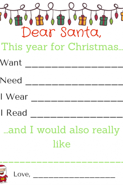 dear santa