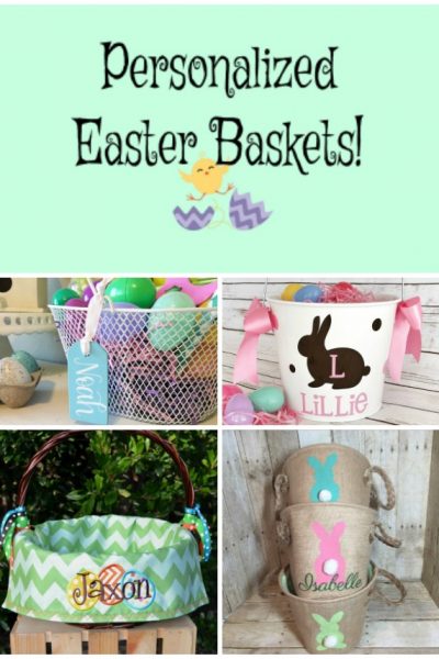 personalized easter baskets