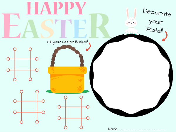 easter placemat