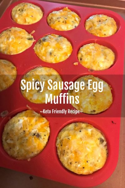 spicy sausage egg muffins