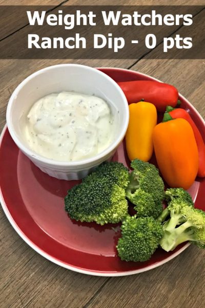 weight watchers ranch dip