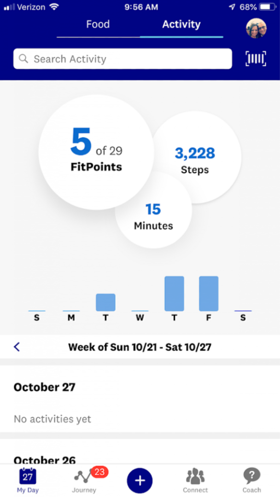 WW Mobile App How to Add Exercise Diaries of a Domestic Goddess