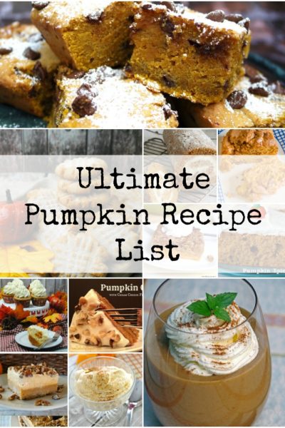 ultimate pumpkin recipe