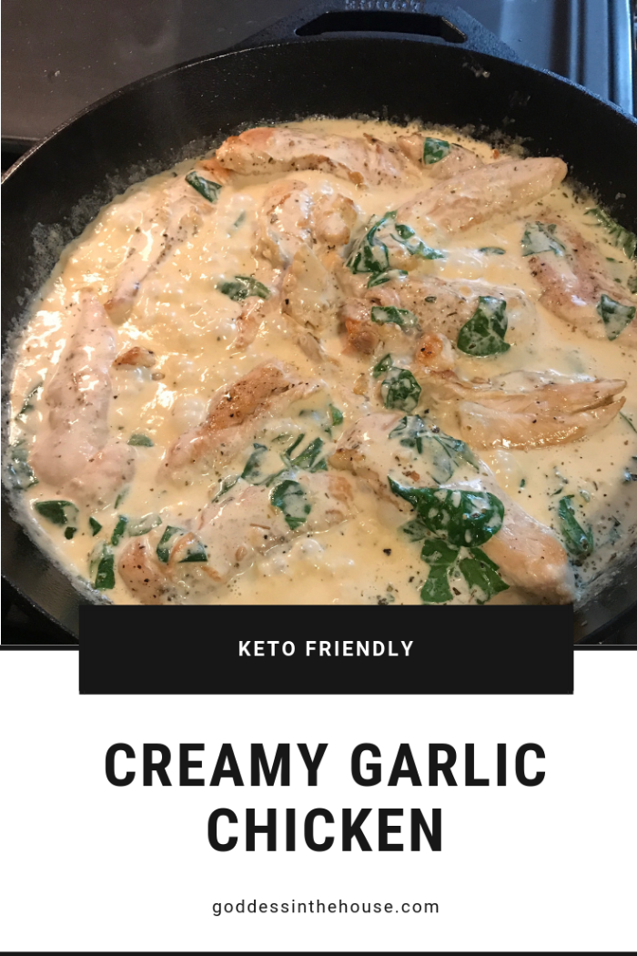 creamy garlic chicken