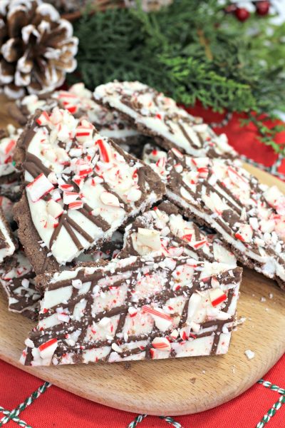 peppermint brownie bark