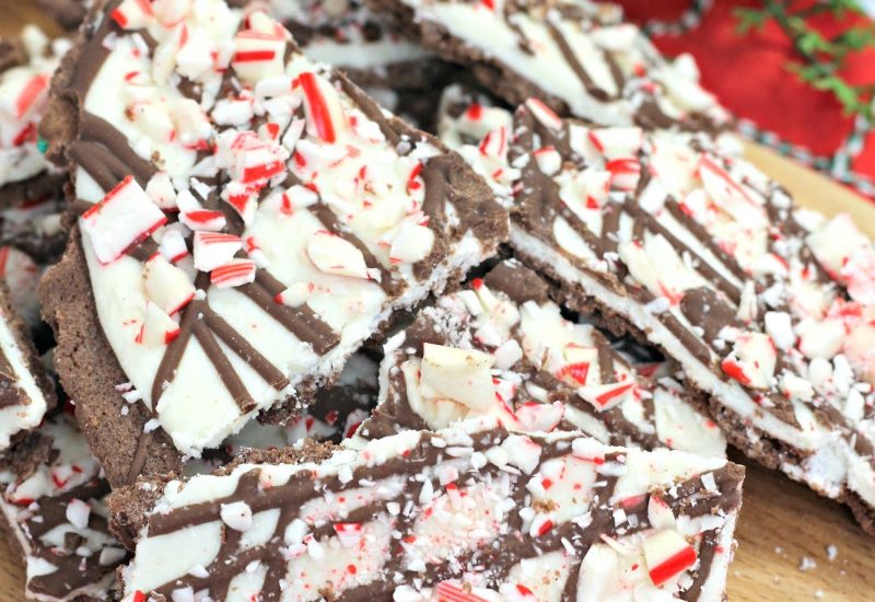 peppermint brownie bark