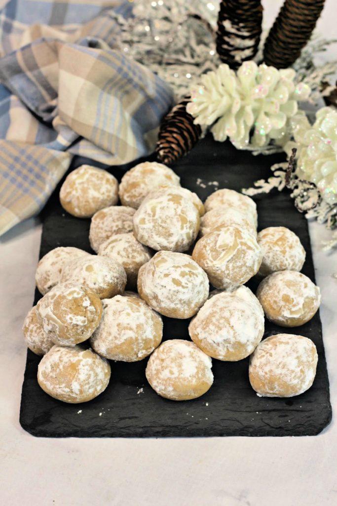 Ginger Butter Snowball Cookies Recipe Diaries of a Domestic Goddess