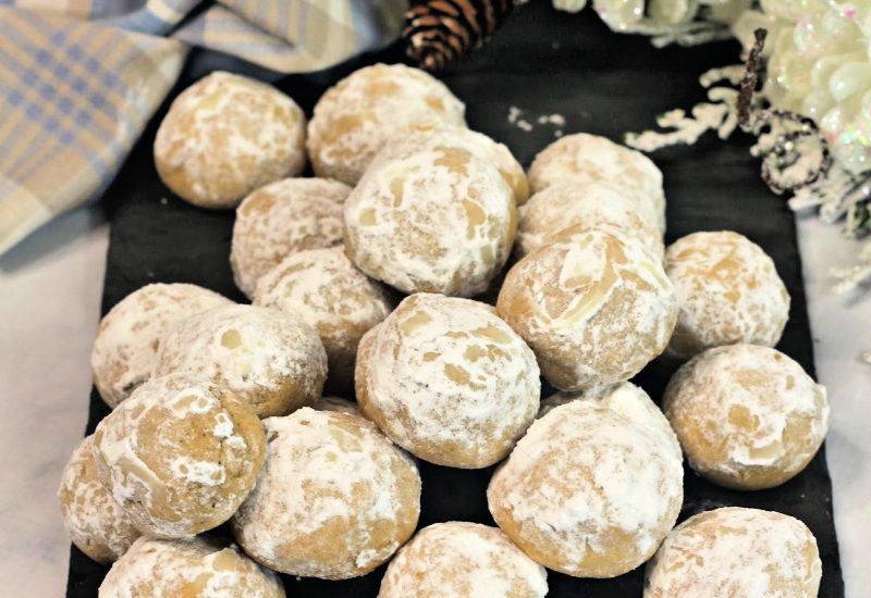 ginger butter snowball cookies