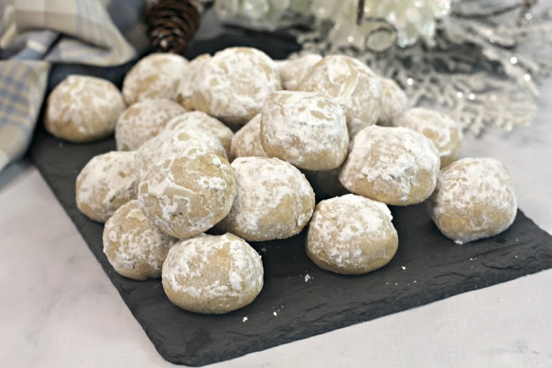 Ginger Butter Snowball Cookies Recipe Diaries of a Domestic Goddess