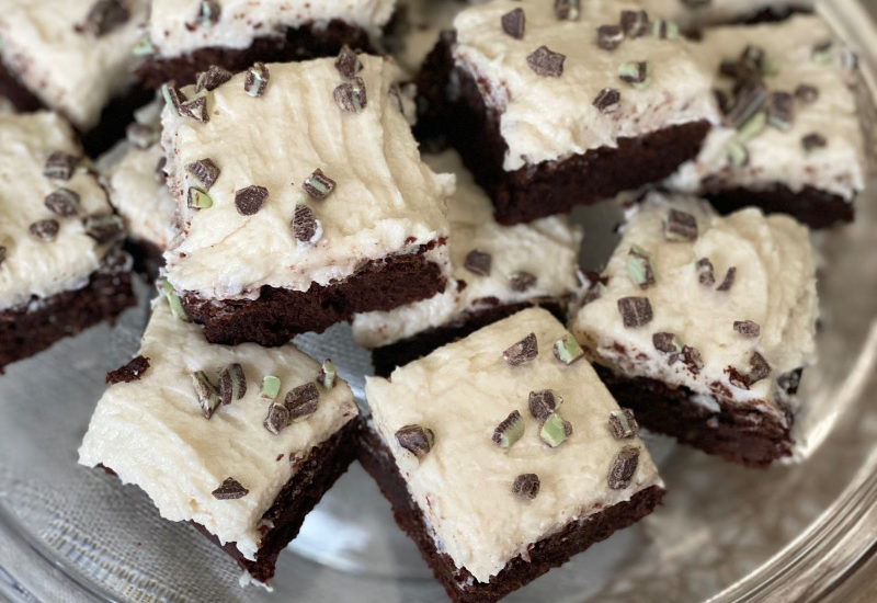 Andes mint brownies