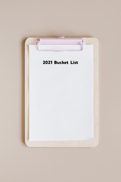 2021 Bucket list