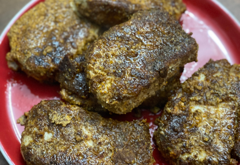 breaded pork chops