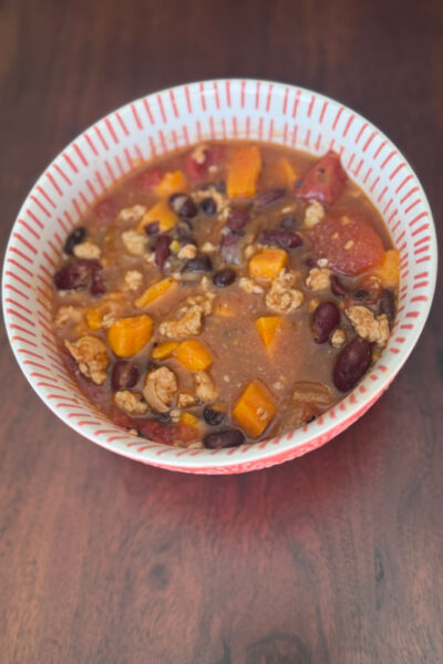 ground turkey and sweet potato